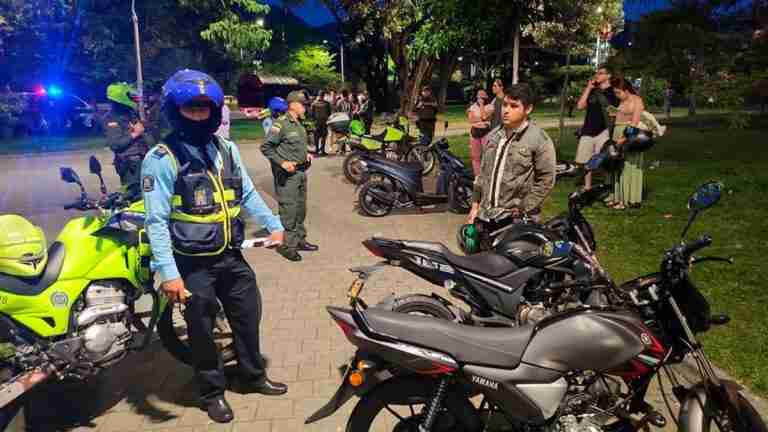 Operativo de tránsito en la 4 Sur dejó 96 comparendos y 58 motos inmovilizadas