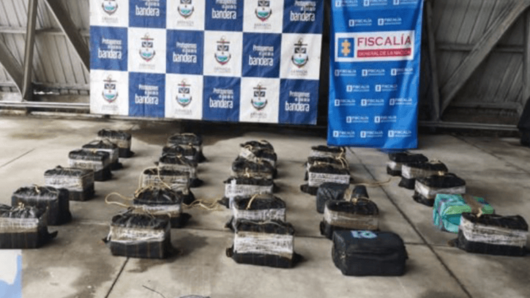 Armada de Colombia incautó más de 500 kilos de cocaína en el Pacífico