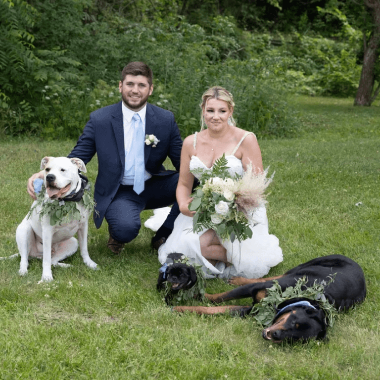 Pareja celebró matrimonio junto a su perro enfermo en una veterinaria