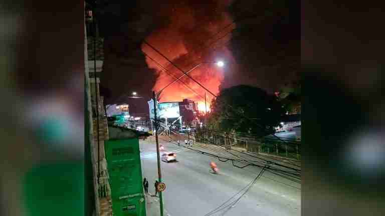 Grave incendio en Armenia dejó unas 60 viviendas afectadas