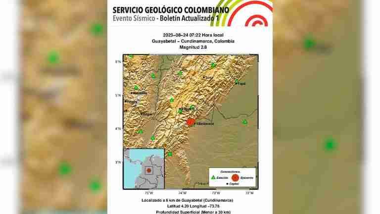 No son sus nervios. Sigue temblando en Colombia