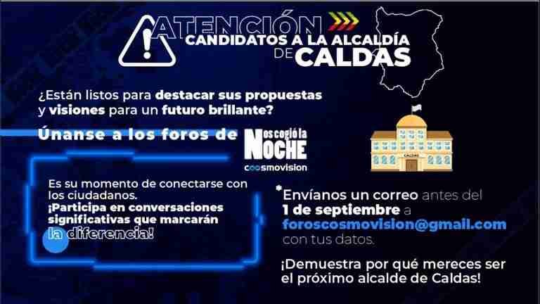 Foros Nos Cogió la Noche Alcaldía de Caldas