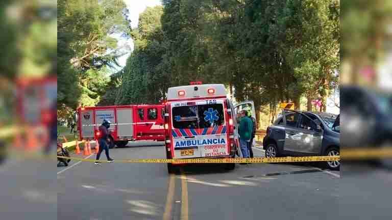 Trágico accidente en el Alto de las Palmas le quitó la vida a un motociclista