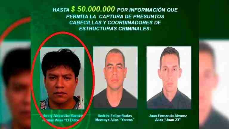 Capturado alias ‘el diablo’, involucrado en más de 100 homicidios en Bello