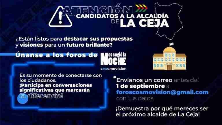 Foros Nos Cogió la Noche Alcaldía de La Ceja