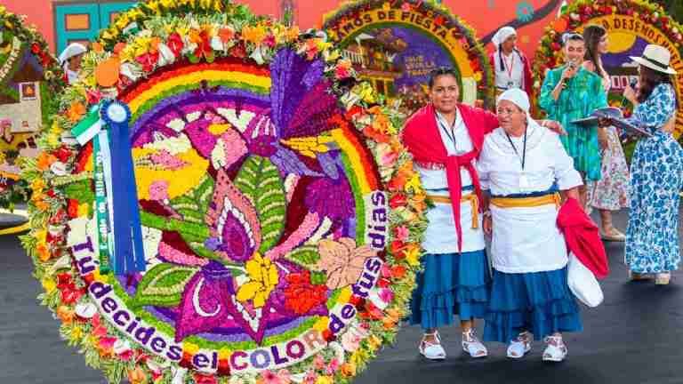 Ella es María Carolina Atehortúa, ganadora absoluta de la edición 66 del Desfile de Silleteros