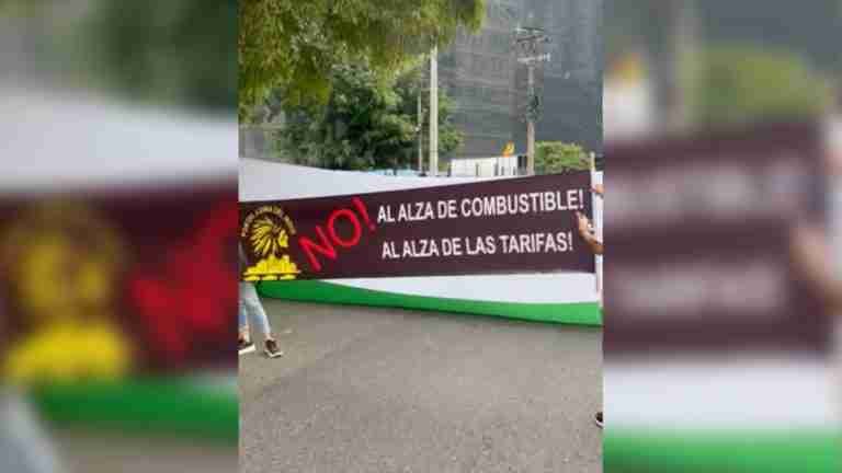 “No al alza de combustibles”