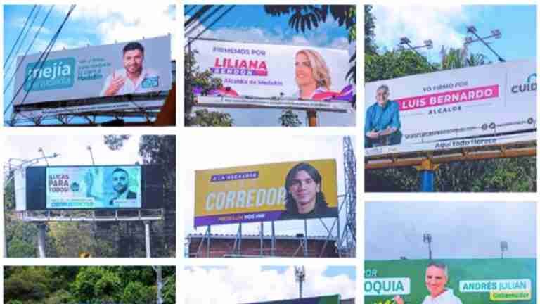 ¡Candidatos den ejemplo! Personería de Medellín ha retirado más de 100 pasacalles por violar ley electoral