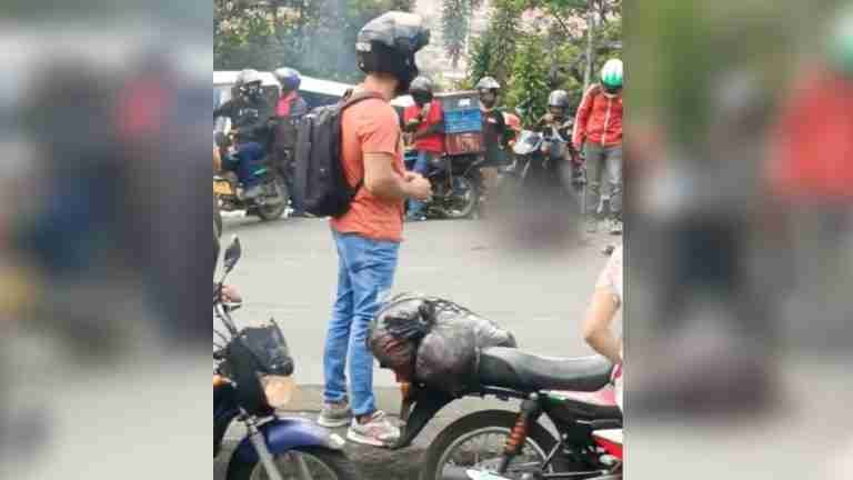 Trágico accidente en la autopista norte dejó un ciclista muerto y otro herido