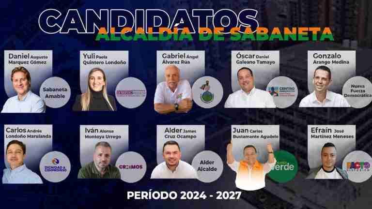 Elecciones Municipales en Sabaneta: Diversidad de Candidatos para la Alcaldía