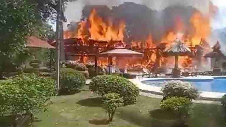 Por quemar pólvora, turistas incineraron una finca en Santa Fe de Antioquia
