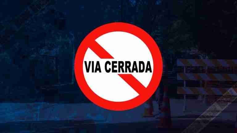 Estos son los cierres viales programados para el fin de semana en Medellín