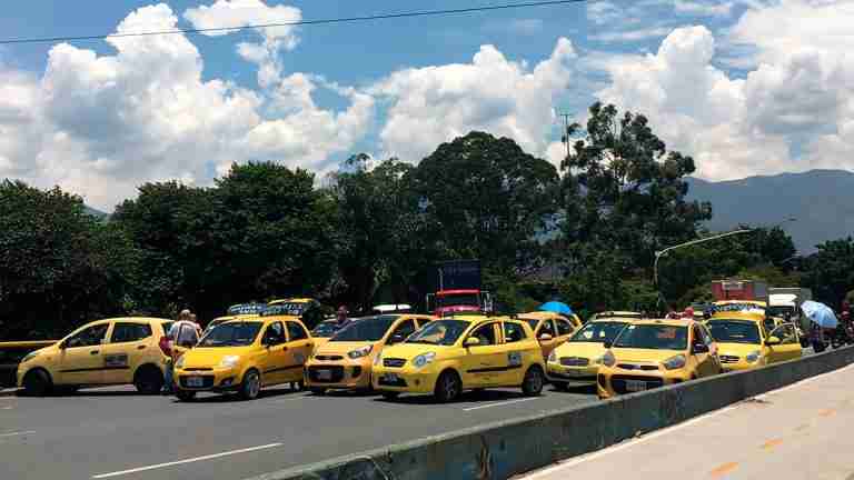 ¡Ojo! No se le olvide: este miércoles hay paro de taxistas