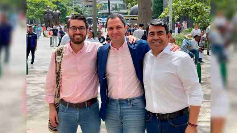 César Hernández y Daniel Duque respaldarán a Valderrama a la alcaldía de Medellín