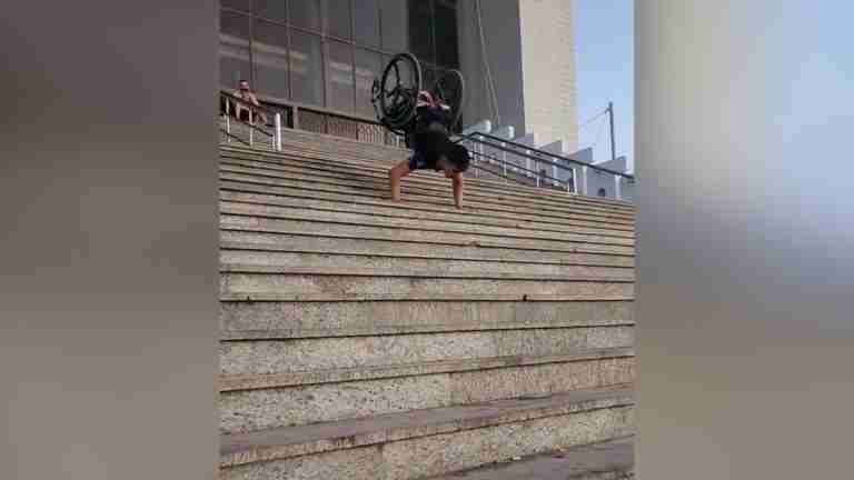 ¡Qué crack! Este hombre es la viva imagen de que solo los límites están en la mente