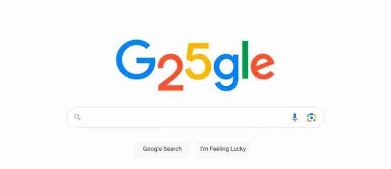Google cumple 25 años y así lo celebra