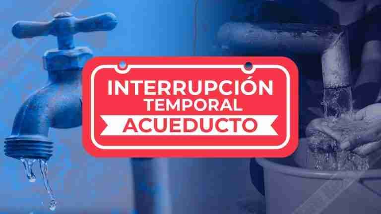 Hay interrupción de acueducto en una zona de Caldas