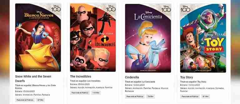 Estas son las fechas en las que podrá ver ‘Dumbo’, ‘La Cenicienta’ y otros clásicos de Disney en cine