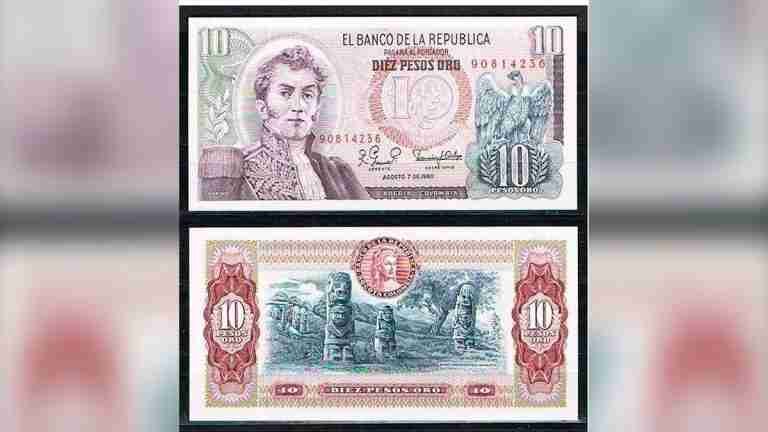 ¿Lo tiene? Conozca el billete colombiano que podría valer hasta 9 millones de pesos