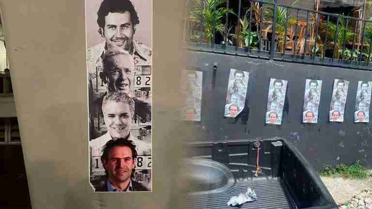 Aparecen afiches difamatorios de Federico Gutiérrez en la Universidad de Antioquia