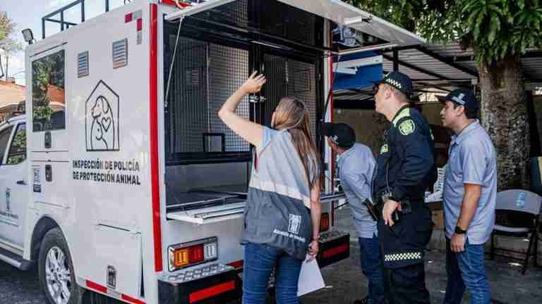 ¡Qué bien! Medellín estrena vehículo especializado en atención de animales maltratados