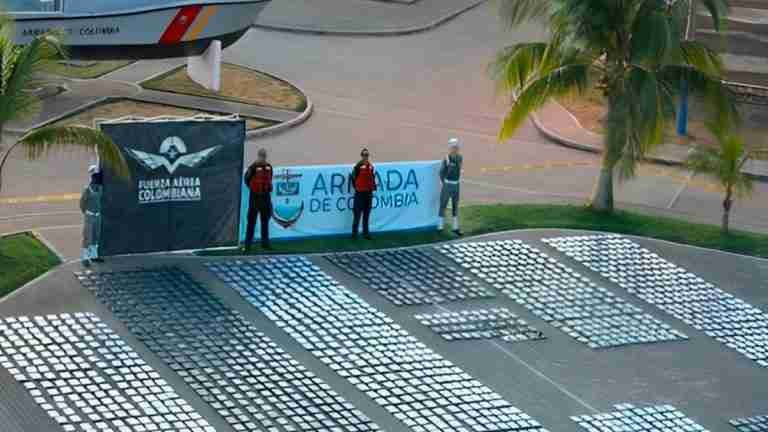 Monumental incautación de 3 toneladas de cocaína en San Andrés