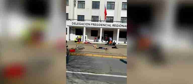 ¡Hermoso! Perrito se hace el muerto durante simulacro de emergencia
