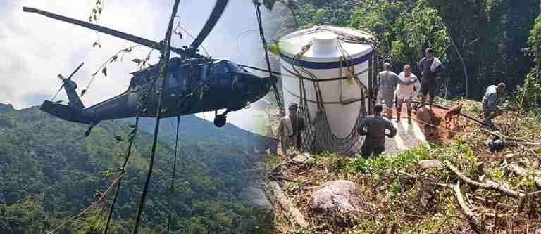¡Qué bien! En San Luis, 40 familias campesinas ya cuentan con servicio de agua potable
