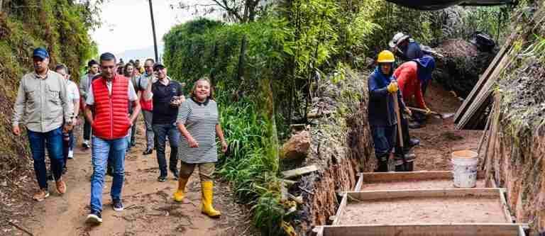 Iniciaron obras de construcción y recuperación de Caminos Ancestrales en Envigado