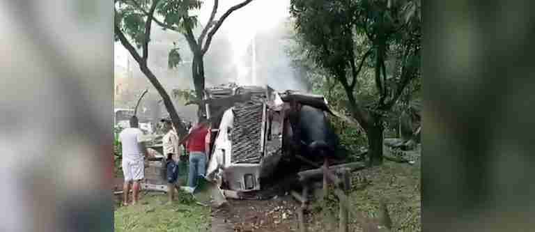 ¡Atención! Reportan un grave accidente en Los Colores