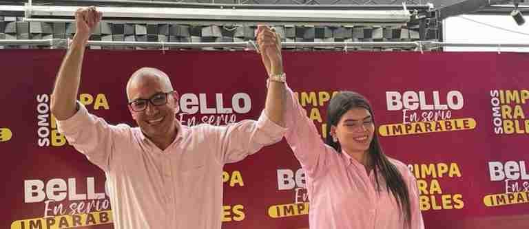 Daniela se adhirió a la campaña de Néstor Restrepo en Bello