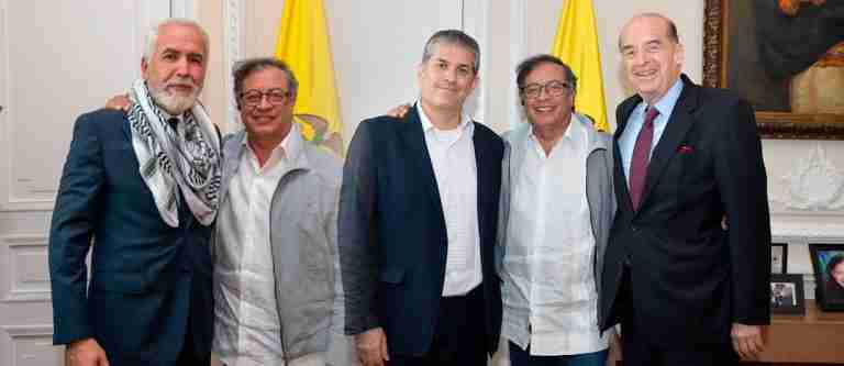 ¿Aliviando relaciones diplomáticas? Petro se reunió con embajadores de Israel y Palestina