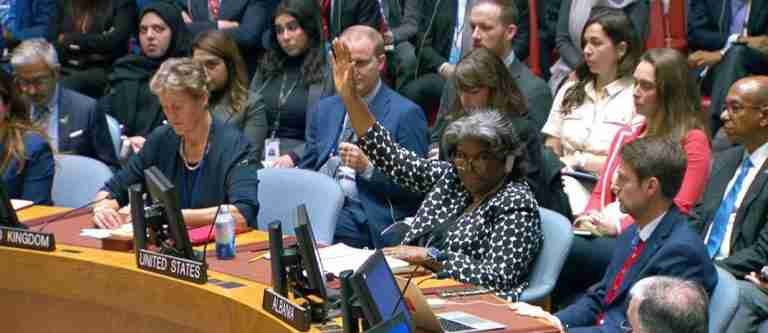 Consejo de Seguridad de la ONU: Estados Unidos votó en contra del cese al fuego en Israel y Palestina