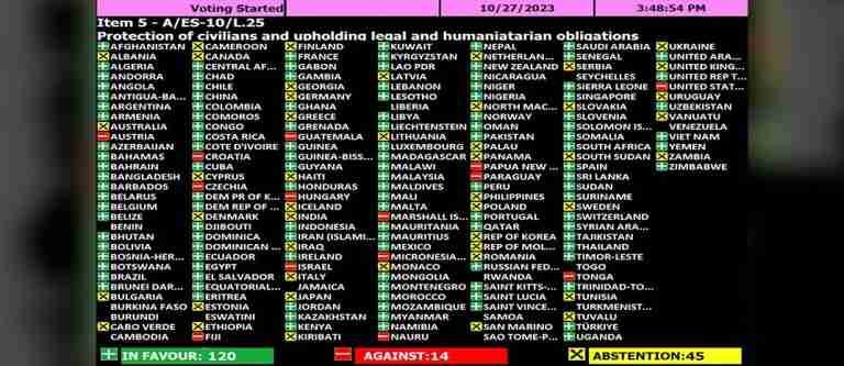Atención: ONU aprueba resolución que pide tregua humanitaria en Gaza