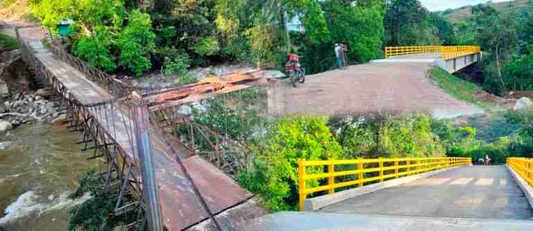 Avanzan obras de puente vehicular para conectar a Chaparral con su zona rural
