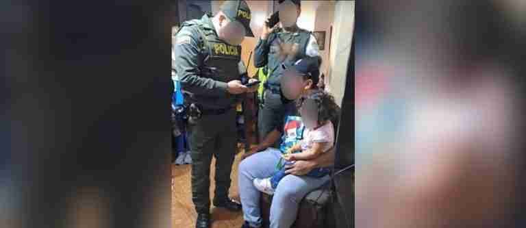 Apareció sana y salva la niña Antonella Gómez