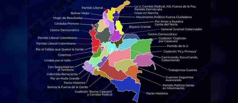 Estos son los nuevos gobernadores del País