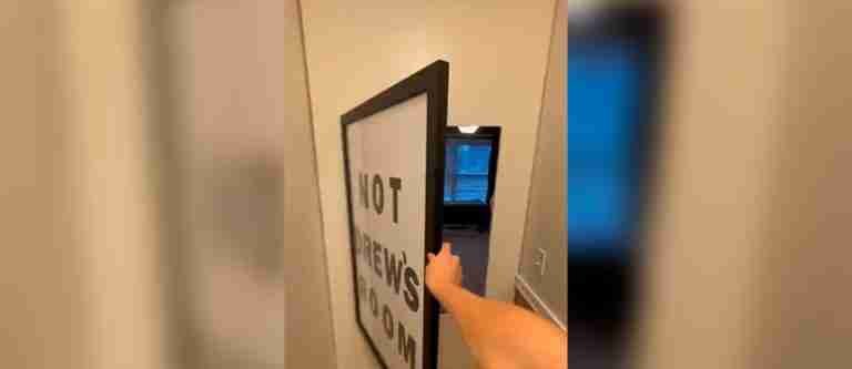 Video: joven transformó su casa en un refugio secreto