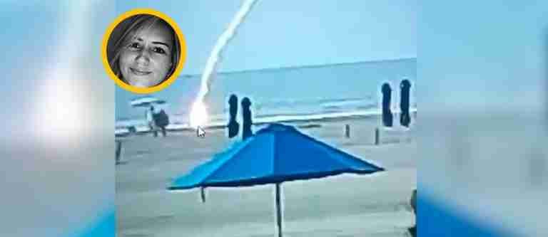 ¡Impactante! Mujer murió tras recibir el impacto de un rayo en las playas de Cartagena