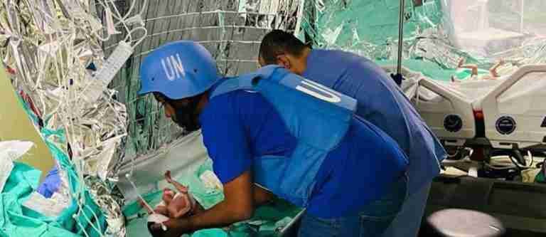 Fueron evacuados 31 bebés del Hospital de Al-Shifa en Gaza