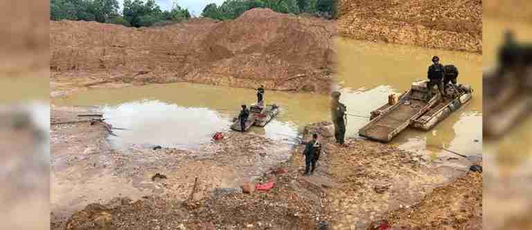 Cuatro minas de oro fueron intervenidas en Puerto Nare