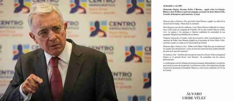 Uribe contra Mancuso. Exmandatario se defiende