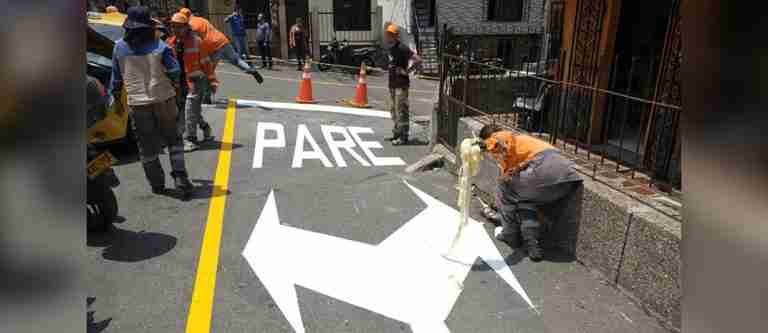 Así avanza la señalización vial en Medellín