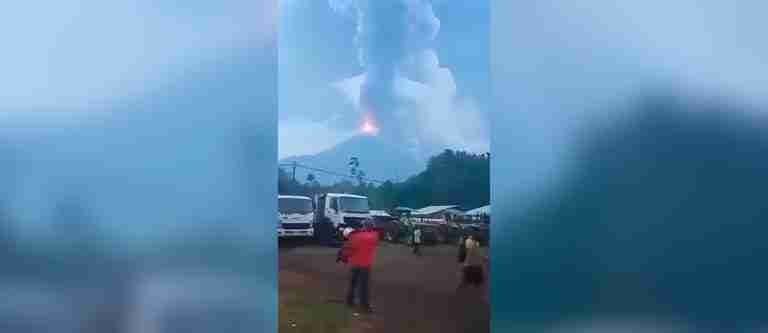 Miles de personas fueron evacuadas por la erupción del volcán Ulawun