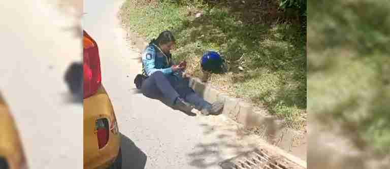 Dos guardas de tránsito fueron atacados con arma de fuego en un procedimiento en el corregimiento de san Cristóbal de Medellín