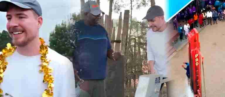 El youtuber MrBeast construyó 100 pozos de agua potable en África