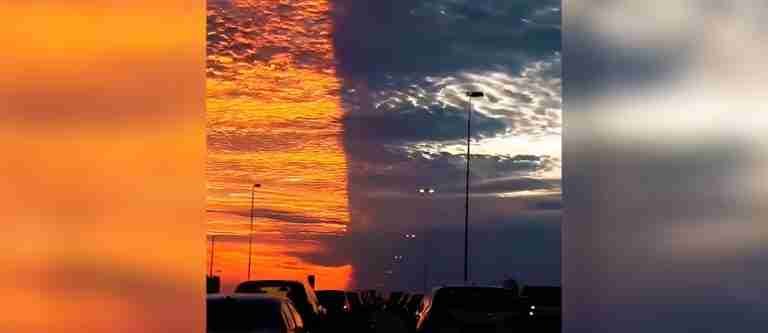 Así se vio el cielo ayer en Florida, Estados Unidos