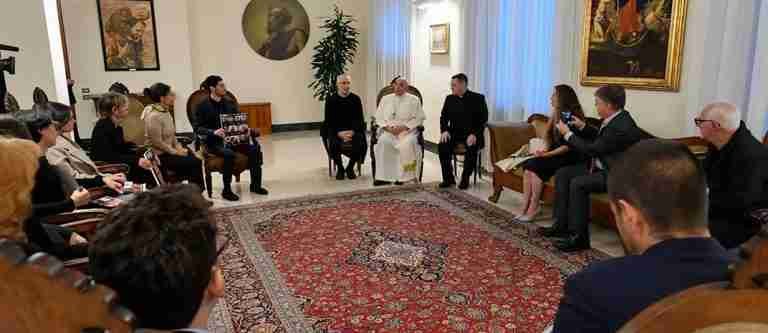 Papa Francisco se reunió con familiares de rehenes secuestrados en Gaza