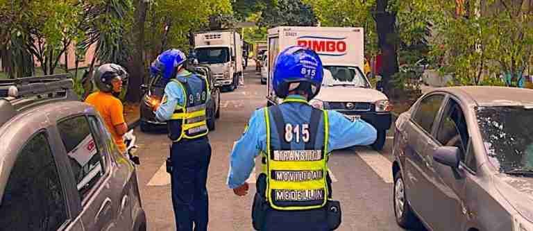 Así se comporta a esta hora la movilidad en Medellín