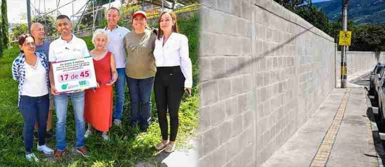 En Envigado, inauguran urbanismo de acceso al Colegio Gimnasio Integral Santa Ana y Hogar Infantil Elena y Juan